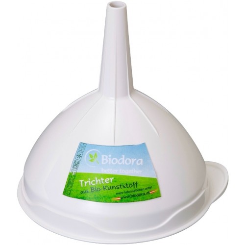 Biodora Bioplastic Funnel, White