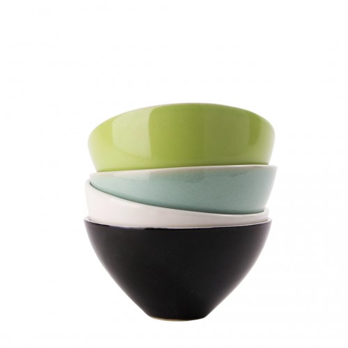 Two-Coloured Ceramic Muesli Bowls Franzi » Blumenfisch