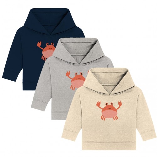 Crab Kids Hoodie Organic Cotton » earlyfish