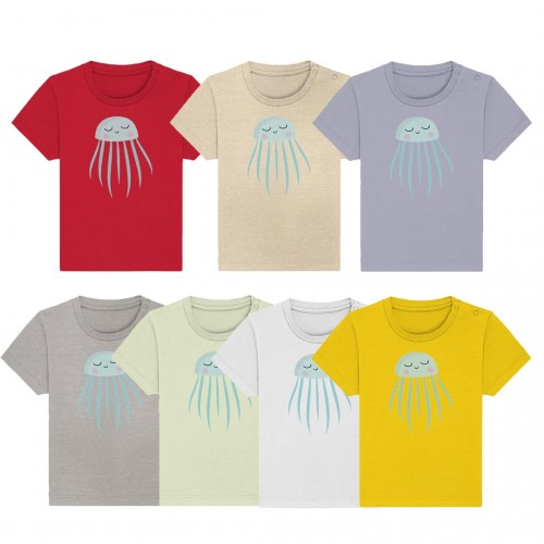 Baby & Toddler Organic T-Shirts Jellyfish » earlyfish