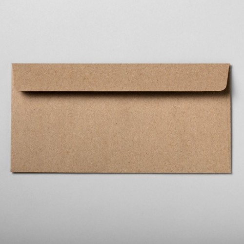 Eco Envelope Design Recycled Paper brown, landscape » eco-cards