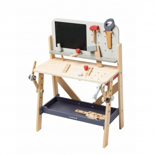 Big Workbench Pastel with Tools FSC® wood » EverEarth