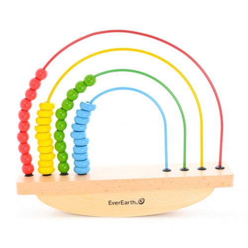 EverEarth Abacus & Balancing Game "Rainbow" - FSC® Wood