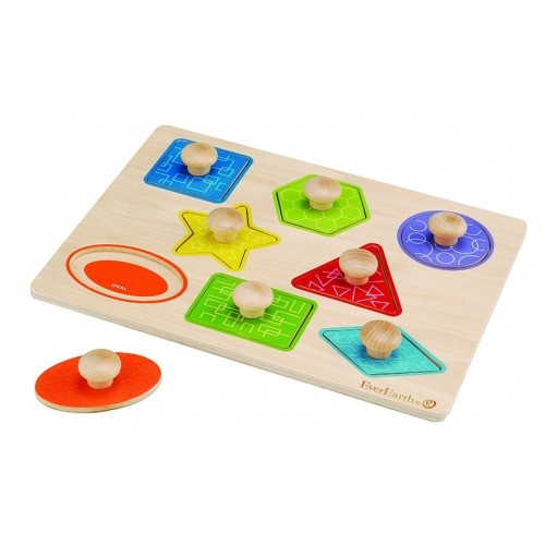 EverEarth Shape and Colour Sorting Puzzle - FSC® wood