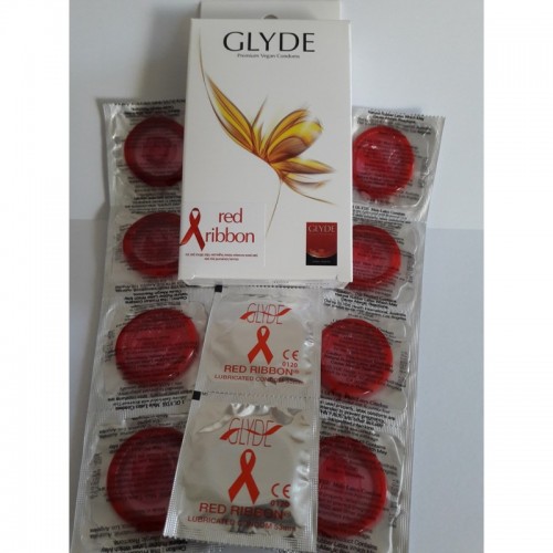 Glyde Red Ribbon Vegan Condoms