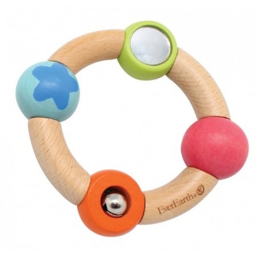 Blue Star EverEarth® Baby Grasping Ring - FSC® Wood