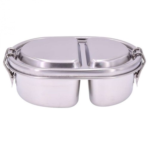 Leakproof Stainless Steel Lunch Box, 2 Compartments » Dora