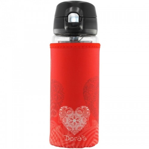 Dora’s Thermos glass cup with HEART neoprene sleeve