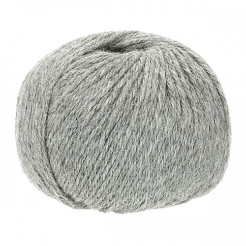 Baby Alpaca-Soft knit crochet yarn, 50g Light Grey | Apu Kuntur