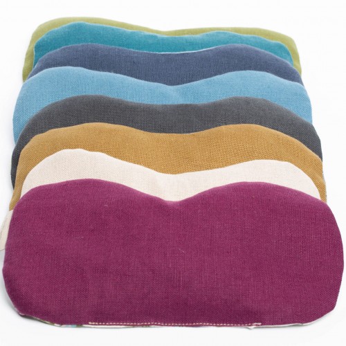 Organic Linen Eye Pillow with Amaranth » nahtur-design