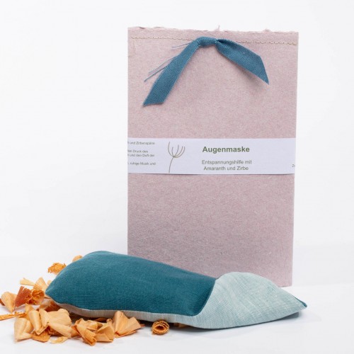 Organic Linen Eye Pillow with Amaranth » nahtur-design