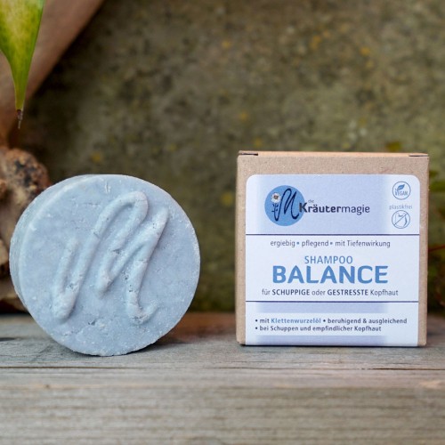 Solid Shampoo Bar Balance anti-dandruff & vegan » Kraeutermagie