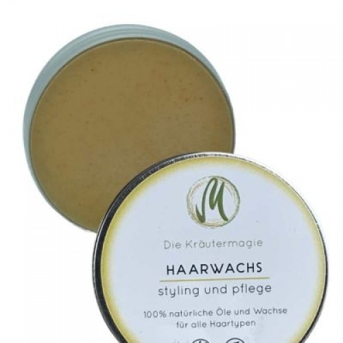 Vegan Hair Wax Care & Shape - styling cream » Kraeutermagie