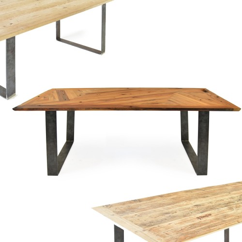 lignaro. upcycled wooden table with magnetic legs | reditum
