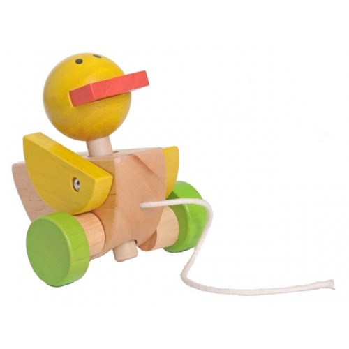 EverEarth Pull along Duck made of FSC Wood – eco toy