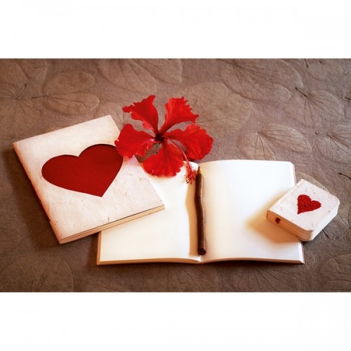 Notebooks LOVE handmade Organic Cotton Paper » Sundara Paper Art
