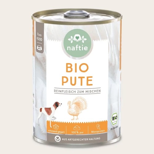 Pure Organic Turkey BARF canned Wet Dog Food » naftie