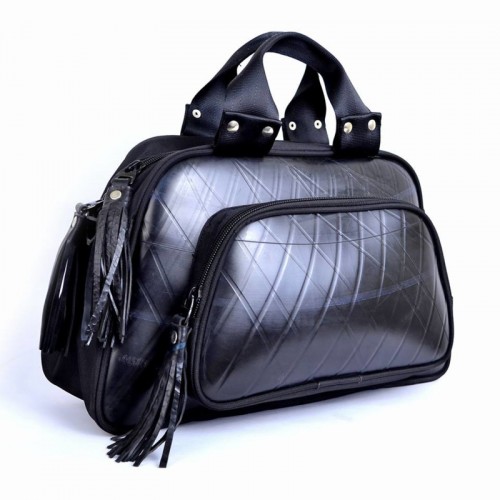 Ecowings Polar Ladies Bag, vegan leather upcycled handbag