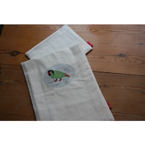 Dolls Bedding made of organic cotton with parrot | iaio