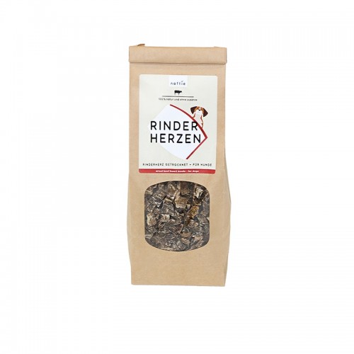 Beef Hearts dried for dogs, chew snack for BARF by naftie