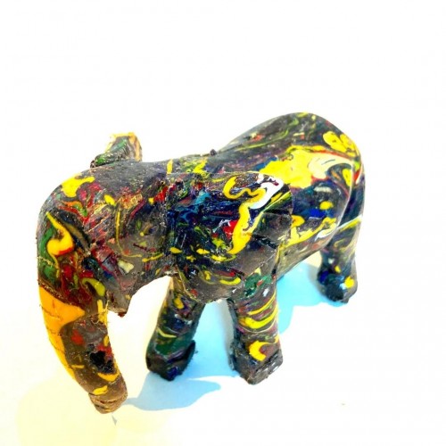 Elephant - Animal figures made from recycled river plastic » Sana Mare