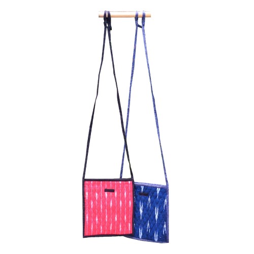 Small Handbag IKAT - Fair Trade Handicraft | Sundara Paper Art
