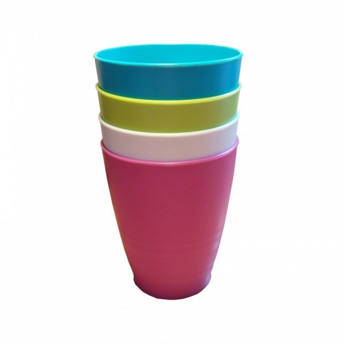 Colourful Drinking Cup made of bioplastics, 250ml | Biodora