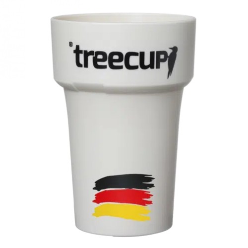 NOWASTE Treecup Reusable Drinking Cup with German flag