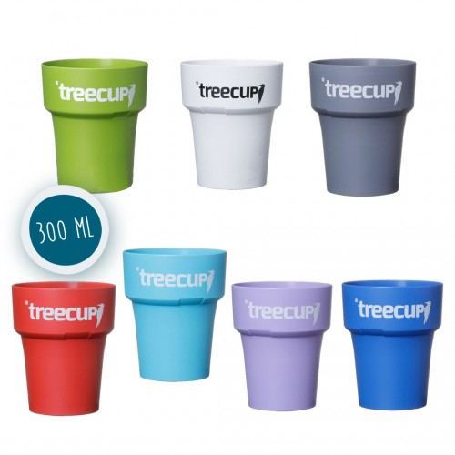 NOWASTE 300 reusable Cup with Treecup Logo
