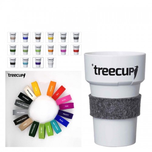 Natural Felt Heat Protection Cuffs for Treecup » Nowaste