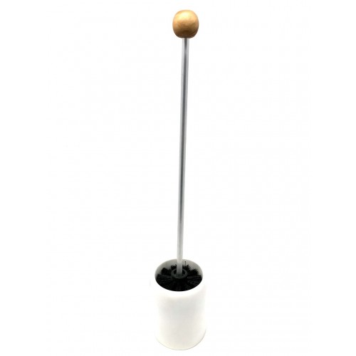 Toilet Brush Holder Set incl. Olive Wood Ball Handle » D.O.M.