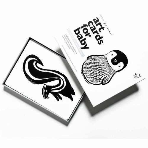 Wee Gallery Art Cards for Baby – Black & White Collection