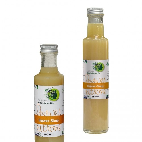 Organic Ginger-Lemon Syrup » Wild Herbs & Co.