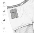 earyfish Sustainable Men’s Swim Trunks Anchor Print & Light-grey-striped