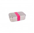 Premium Maxi Lunch Box Stainless Steel & pink colourful strap » Tindobo