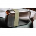 Stainless Steel Lunch box with colourful textile strap » Tindobo