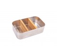 Click Jungle Picnic Stainless Steel Lunch Box with Bamboo Cutting Board Lid » Tindobo | Tindobo