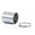 Round Slip Lid Food Storage Tin with Viewing Window 450 ml | Tindobo