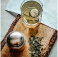 Small round tin for tea & herbs » Tindobo