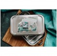 Kids Stainless Steel Lunch Box Motif Steam loco, size L | Tindobo