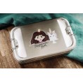 Stainless Steel Lunch Box Large 'Princess brown' » Tindobo