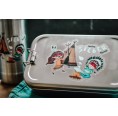 School Starter Bundle Lunch Box & Bottle indigenous cartoon, size SL | Tindobo 