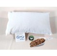 Organic Cotton Neck Pillow filled with organic spelt husks & natural rubber impregnation » speltex
