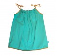 bingabonga Strappy Top mint green with Contrasting Seam- Eco Cotton