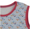 Kids Sleeveless T-Shirt made of organic cotton jersey Fisches & Coral | bingabonga