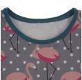 Kids Organic Jersey Tank Flamingo Print » bingabonga