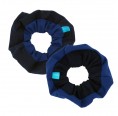 Bicoloured Scrunchies Organic Cotton Jersey Navy/Royal Blue » bingabonga