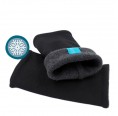 Winterproof Plain Wristlet Organic Cotton Fleece Black » bingabonga