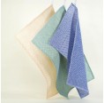 Set of 3 Linen Guest Towels Beautiful Diamond » nahtur-design