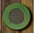 Magnets Flower of Life, linden green | Living Designs 